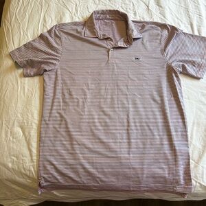 Vineyard Vines Pink Polo Shirt Classic Style